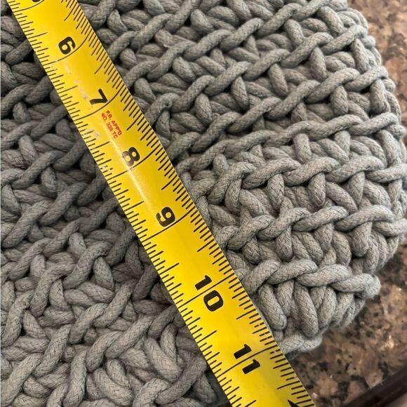 A New Day Macrame Beachy Boho Bag with Jewel Accent - Picture 5 of 6